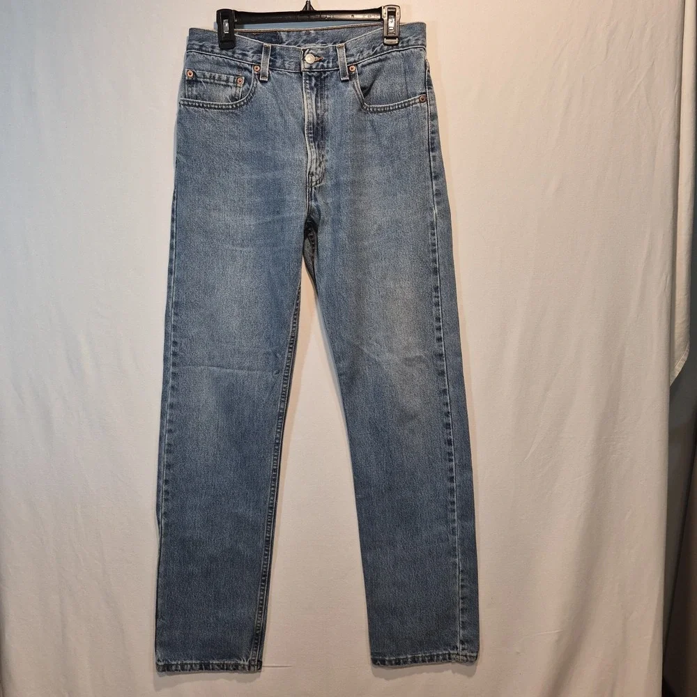 Vintage‎ Levi's Levis 505 Straight Leg Denim Jeans 33 x 34 90s Grunge Dadcore